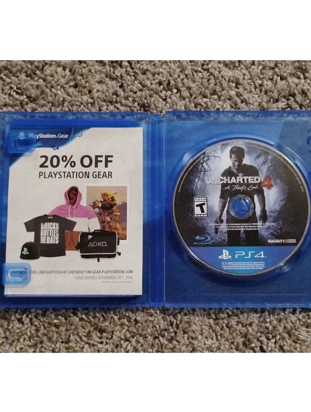 Uncharted 4: A Thief's End (PlayStation 4 / PS4) - Complete in Box - Picture 2 of 3